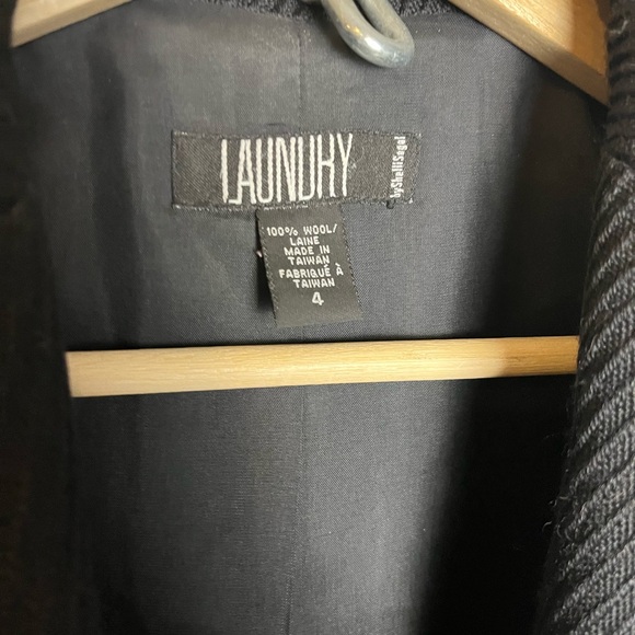 100% Wool Coat Laundry By Shelli Segal - Picture 2 of 6